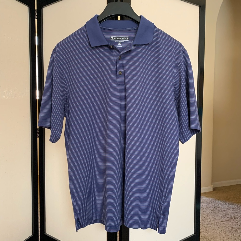 Men’s pebble beach golf polo shirt
